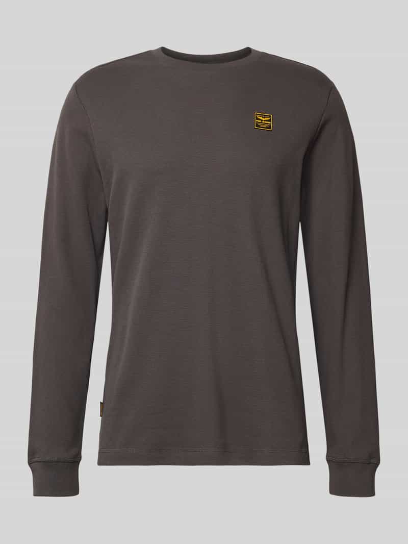 PME Legend Shirt met lange mouwen en labeldetail
