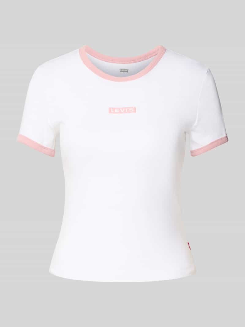 Levi's T-shirt met labelprint