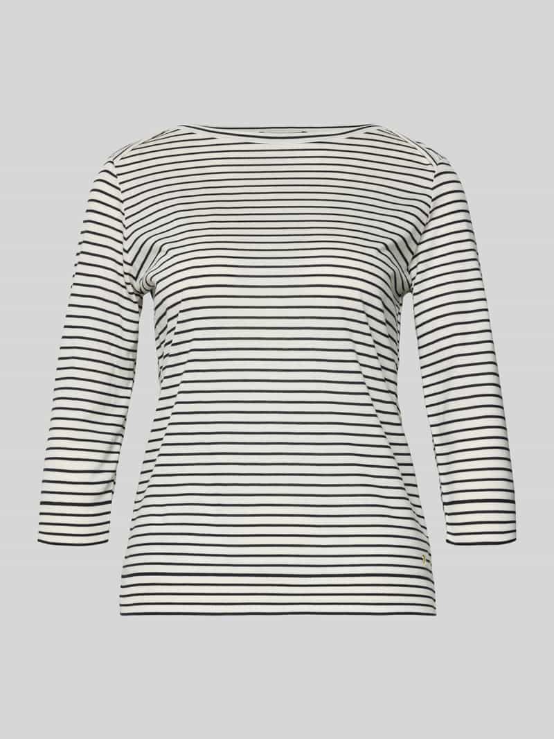 3/4-shirt van Mix van katoen en lyocell