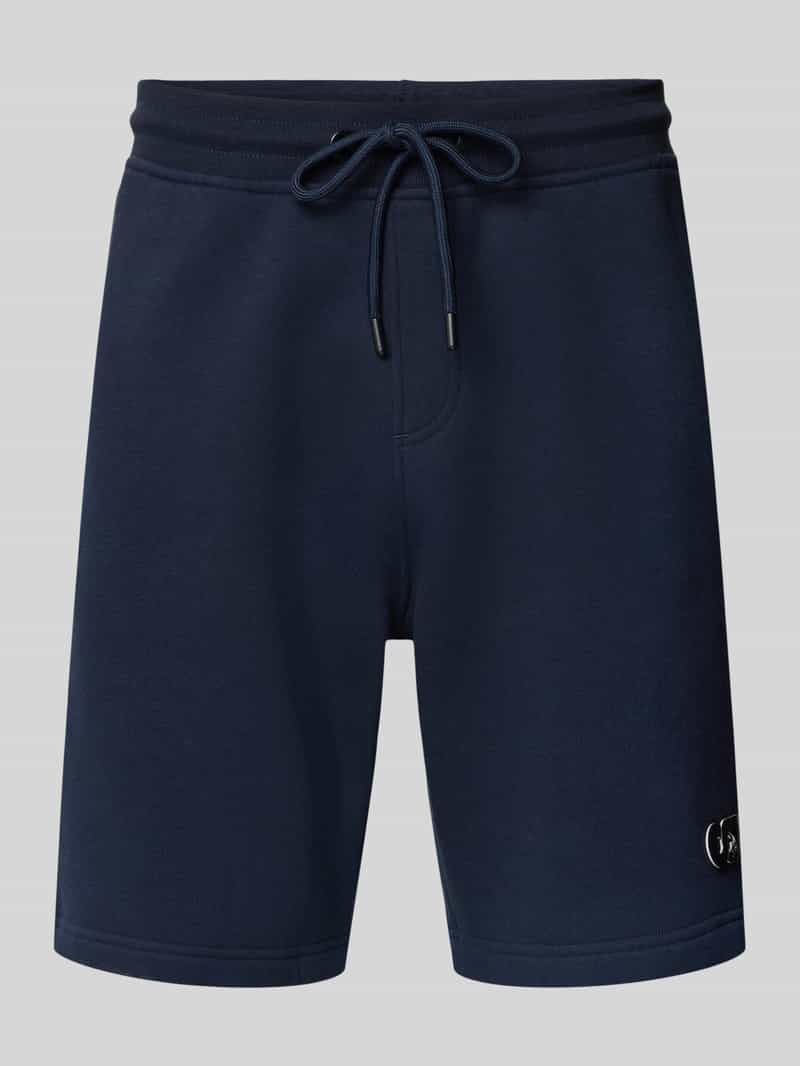 AlphaTauri Regular fit sweatshorts met logobadge model 'PHARS'