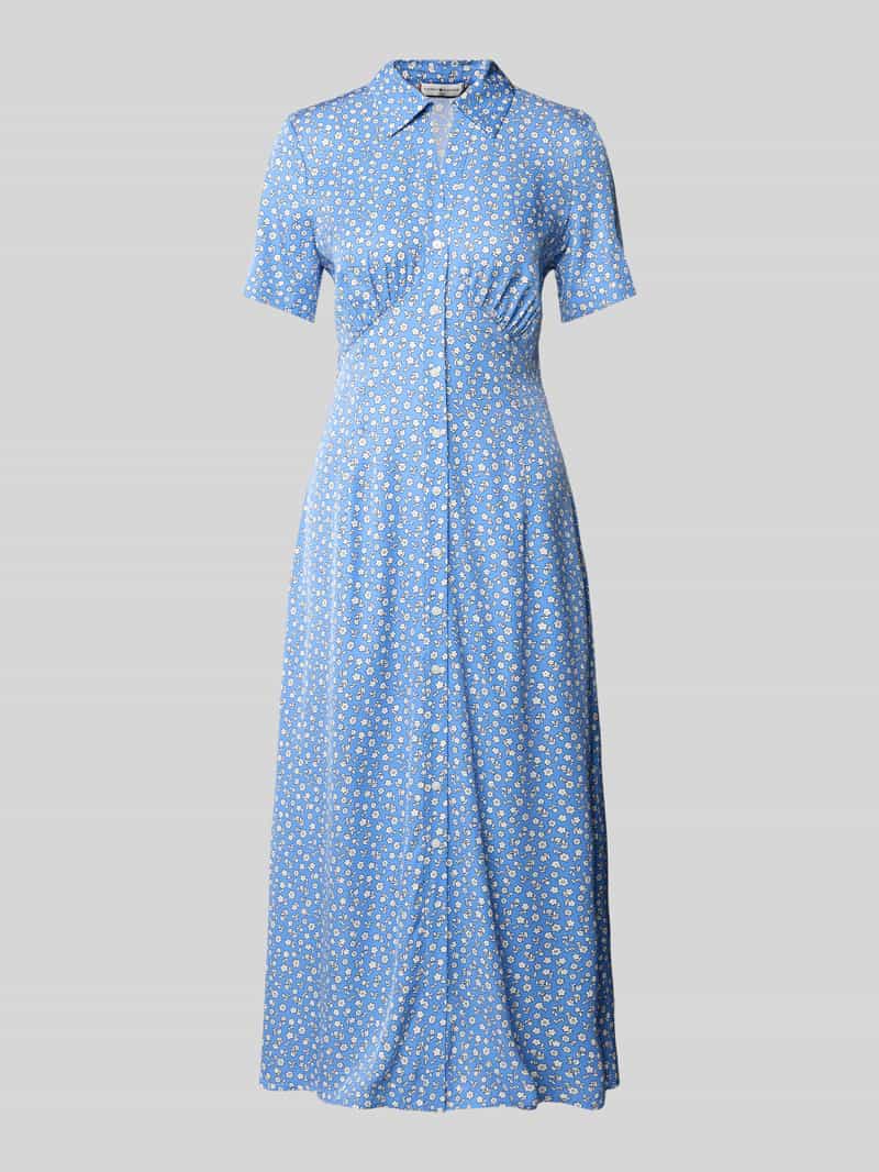 Tommy Hilfiger Getailleerde maxi-overhemdjurk met bloemenprint