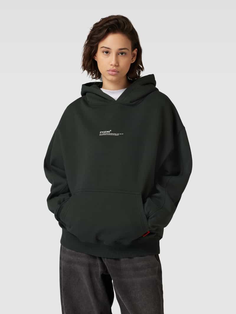 Oversized hoodie met kangoeroezak, model 'NAVISK' Pegador