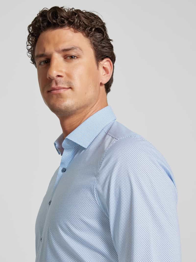 OLYMP Level Five Body fit zakelijk overhemd met kentkraag model 'Nick'