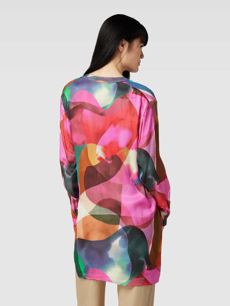 Blouse van viscose met all-over motief Better Rich