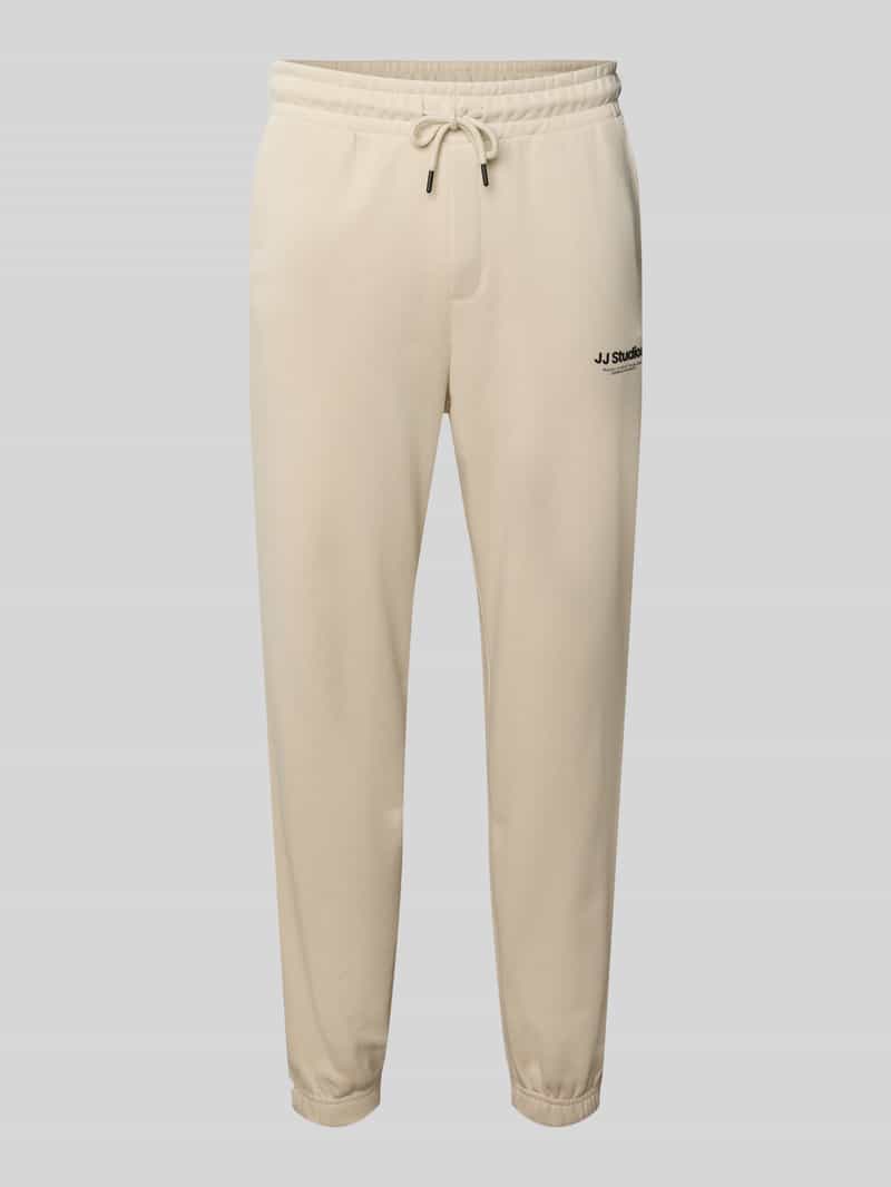 jack & jones Regular fit sweatpants met elastische band model 'KANE'