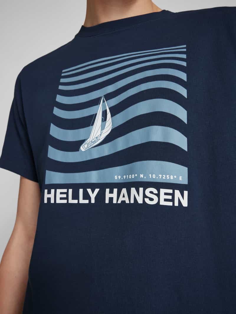 Helly Hansen T-shirt met labelprint
