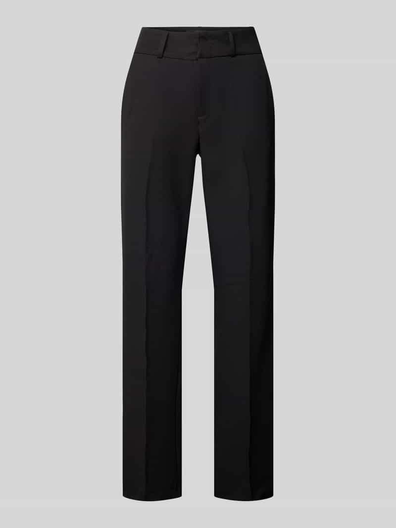 Angels Straight leg stoffen broek met persplooien, model 'LARA CHIC'