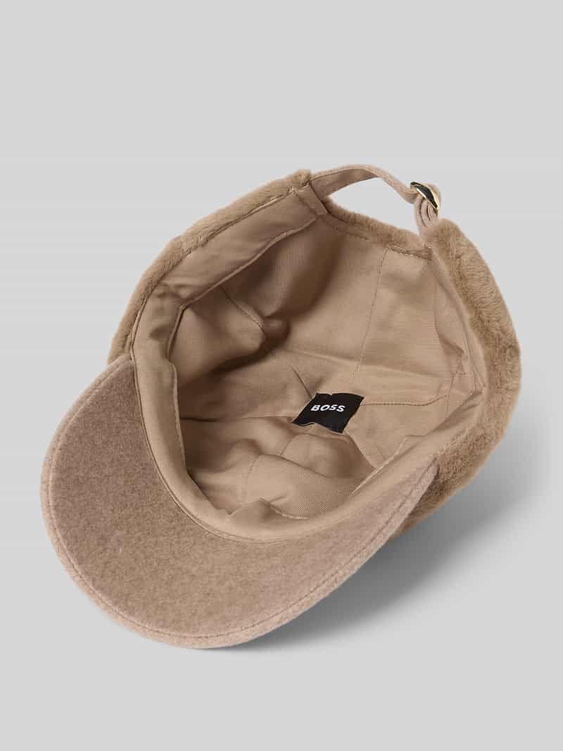 Boss Baseballpet met logo-applicatie van metaal model 'ARI'