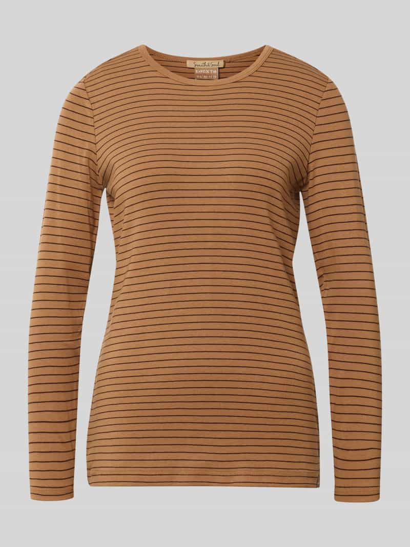 Smith and Soul slim fit shirt met lange mouwen van katoenmix met viscose