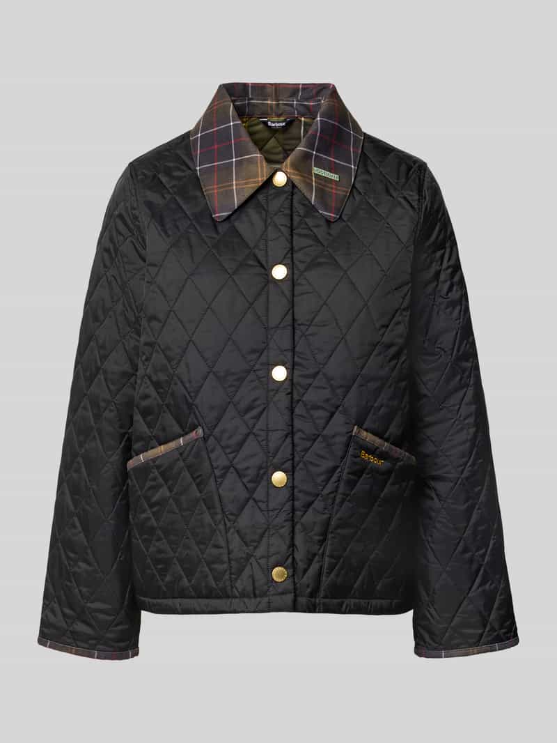 Barbour Regular fit gewatteerd jack met contrasterende kraag