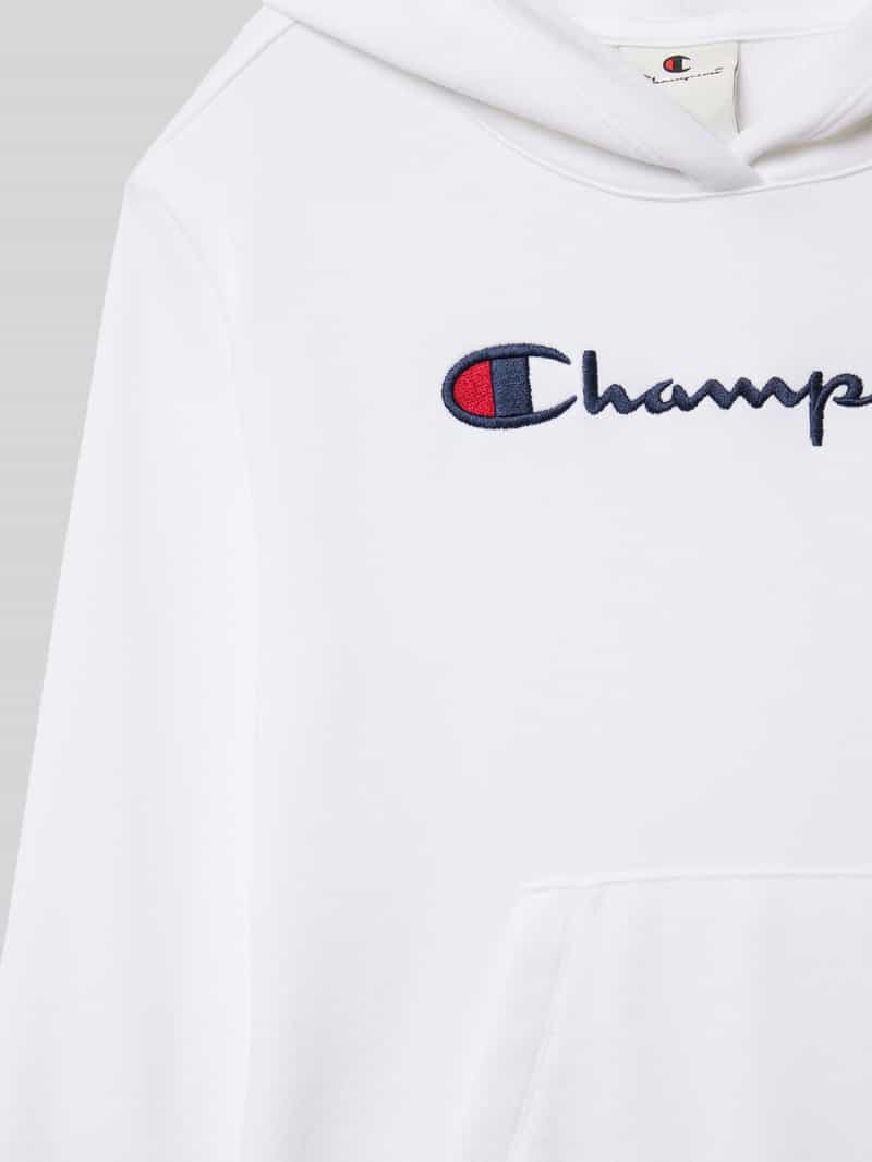 Champion Hoodie met labelstitching