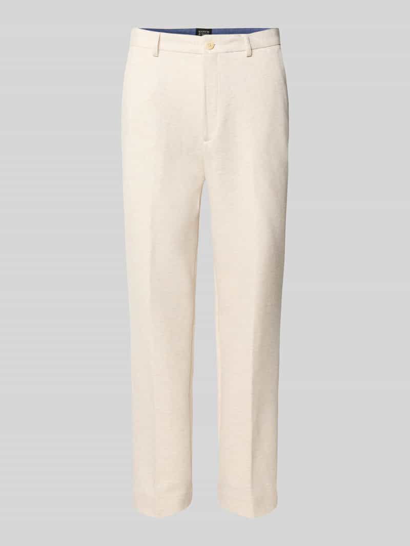 Scotch & Soda Slim fit stoffen broek met achterzakken model 'Mott'