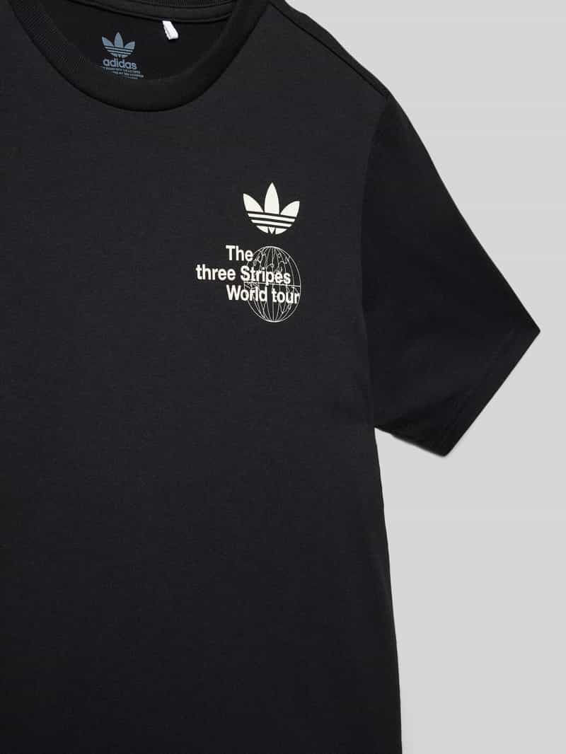 adidas Originals T-shirt met labelprint