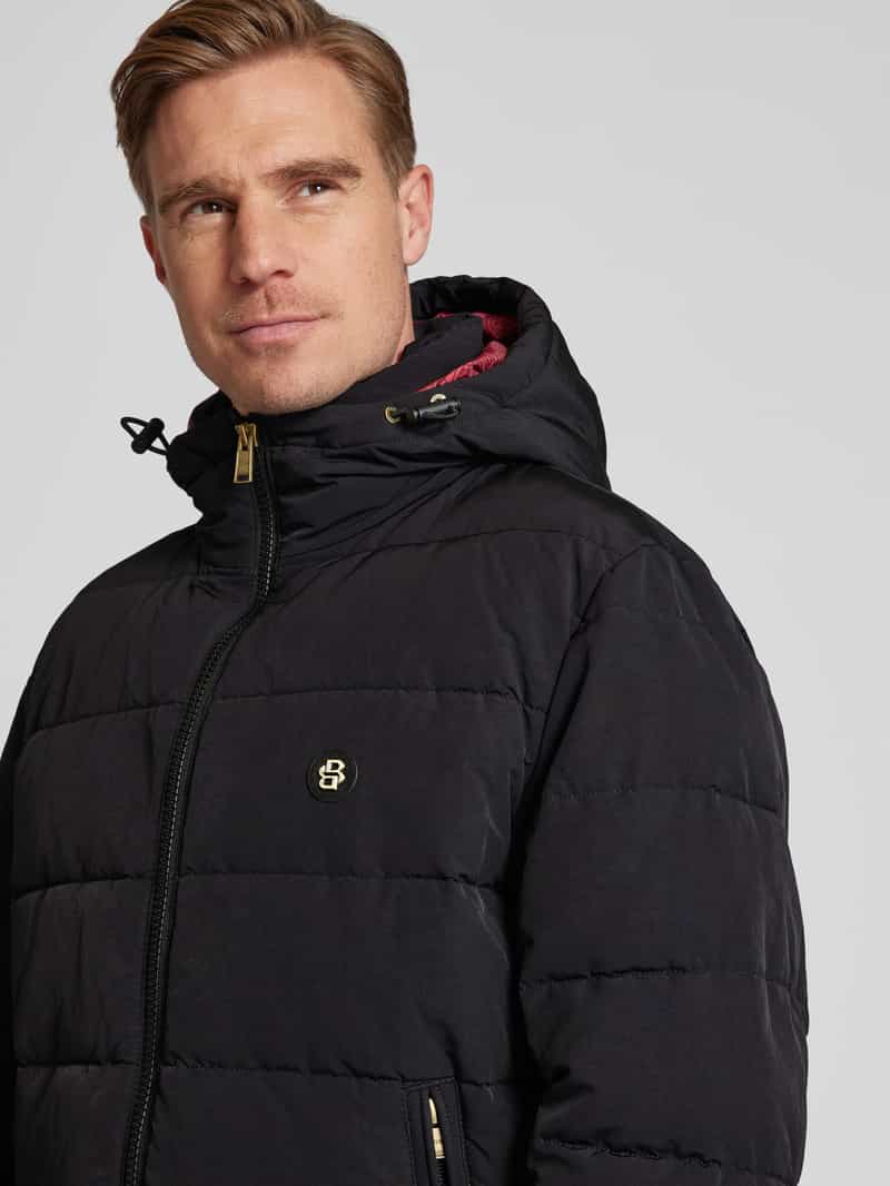 Boss Gewatteerd jack met capuchon model 'Cunol'
