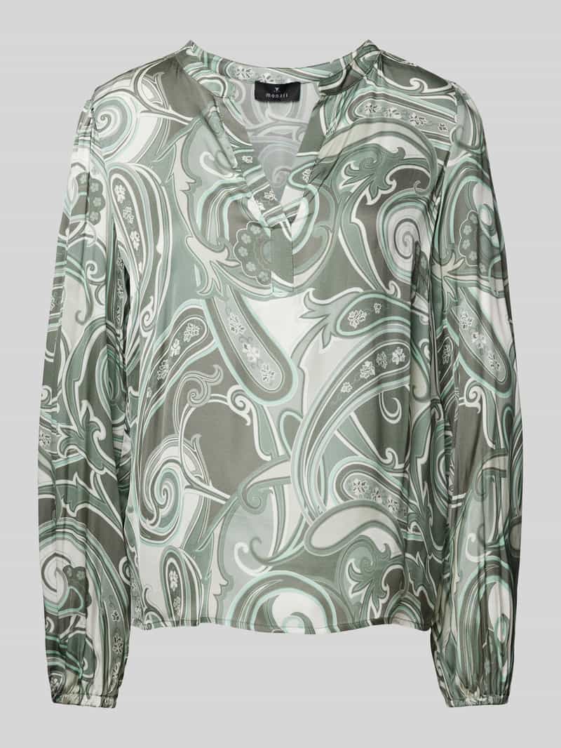 monari Blouseshirt met V-hals