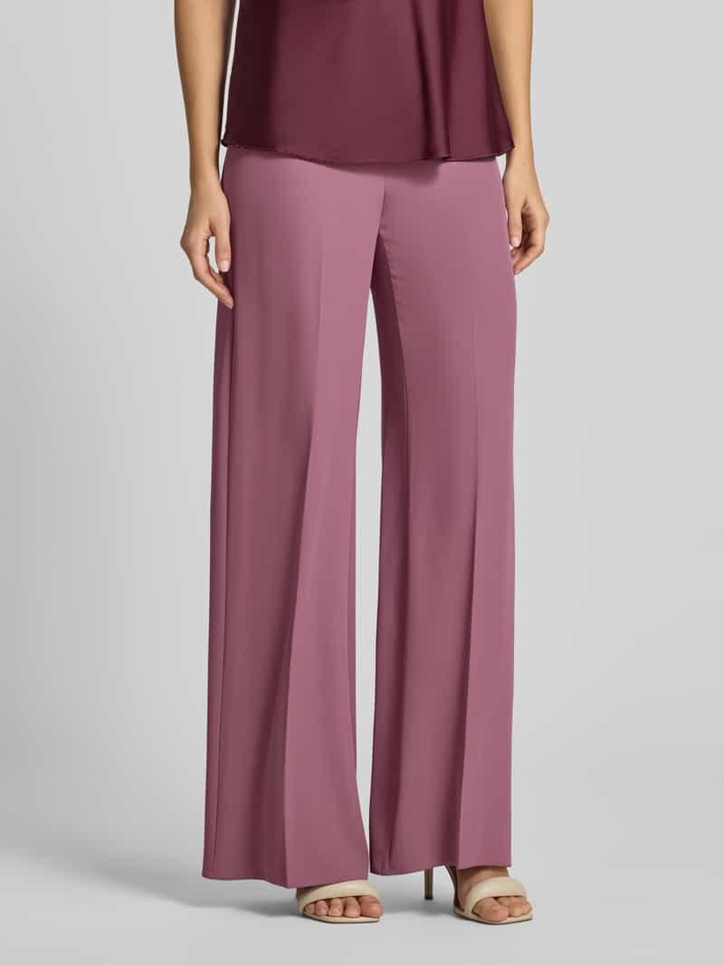 RINASCIMENTO wide leg stoffen broek met knoopsluiting