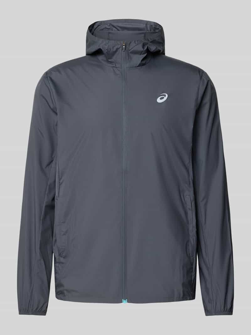 ASICS Windbreaker met logoprint en capuchon