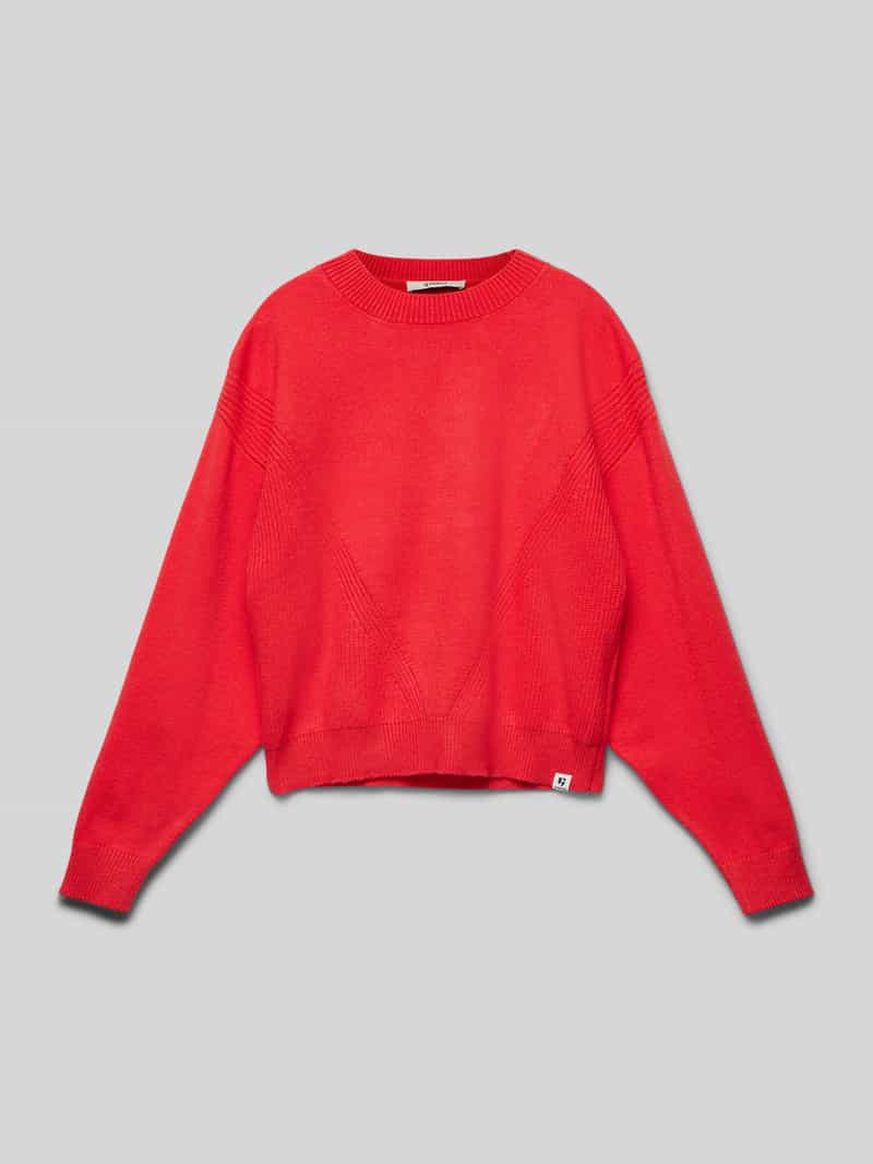 Garcia Gebreide pullover met extra brede schouders