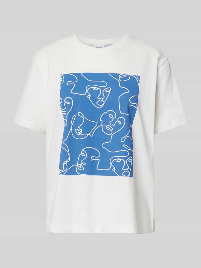 Vila T-shirt met ronde hals model 'SYBIL'
