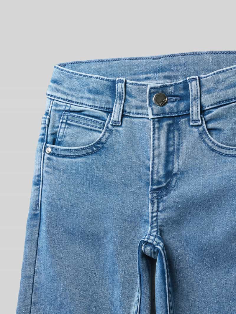s.Oliver RED LABEL Wijde broek van viscosemix
