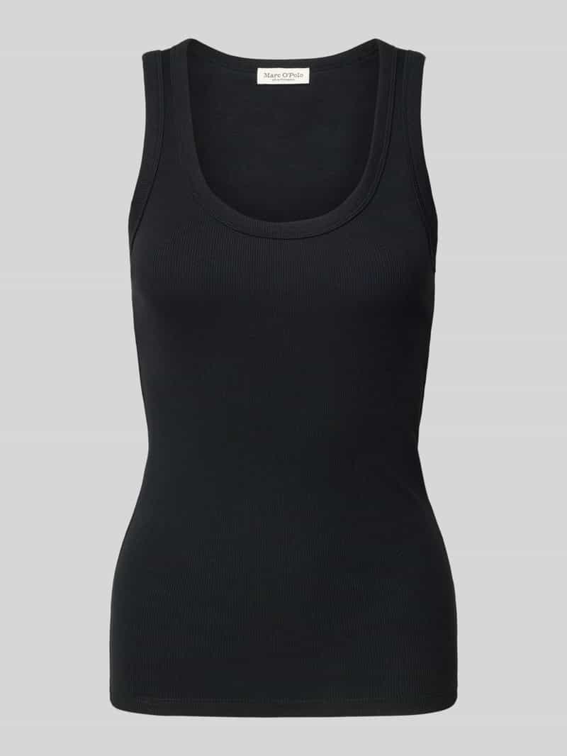 Marc O'Polo Slim fit tanktop van katoenmix