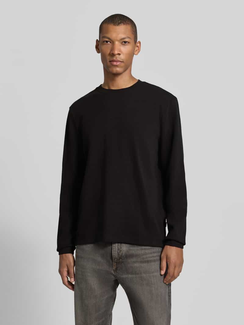 Boss regular fit shirt met lange mouwen van katoenmix model 'WE-TEMPEST' zwart, foto 4