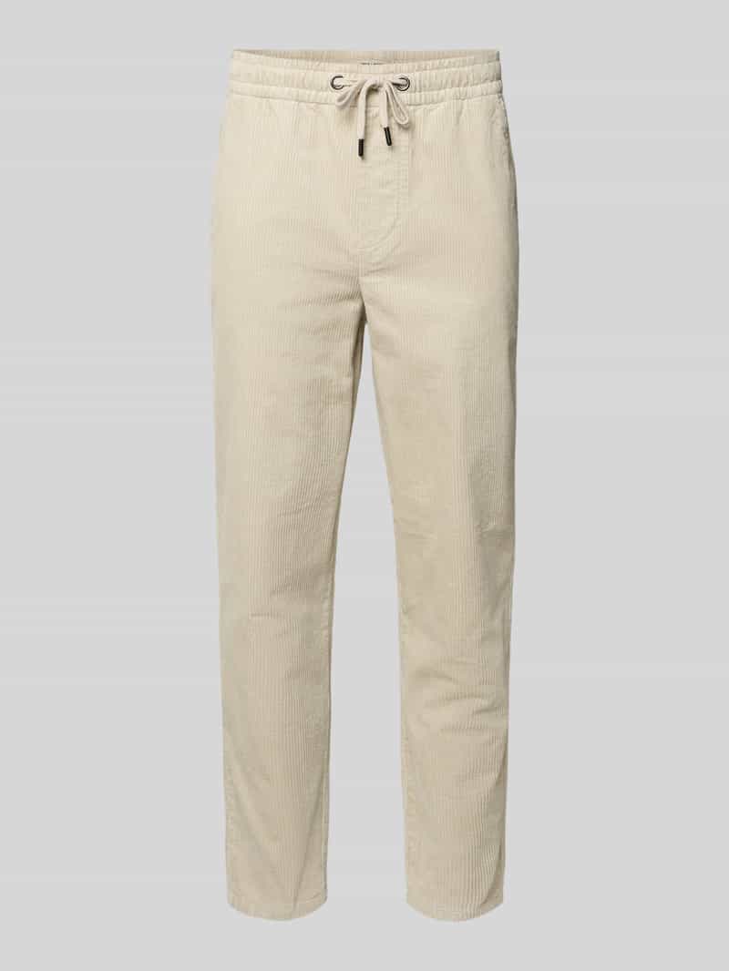 Only & Sons Tapered corduroy broek van katoenmix model 'LINUS'