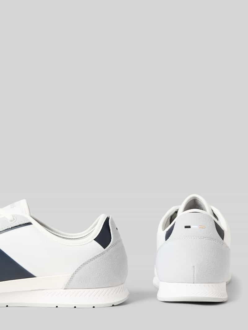 Boss Lage sneakers met applicaties in suèdelook model 'NITAN'
