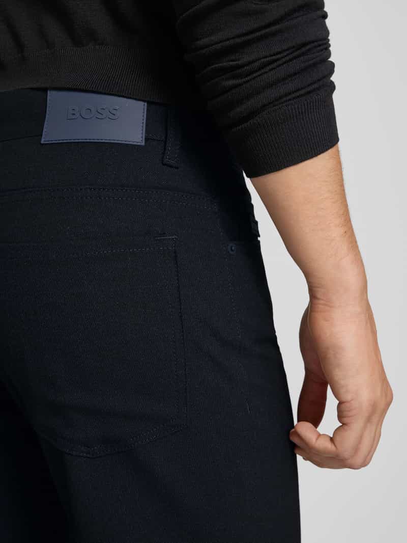 Boss Broek in 5-pocketmodel met viscose model 'Maine'