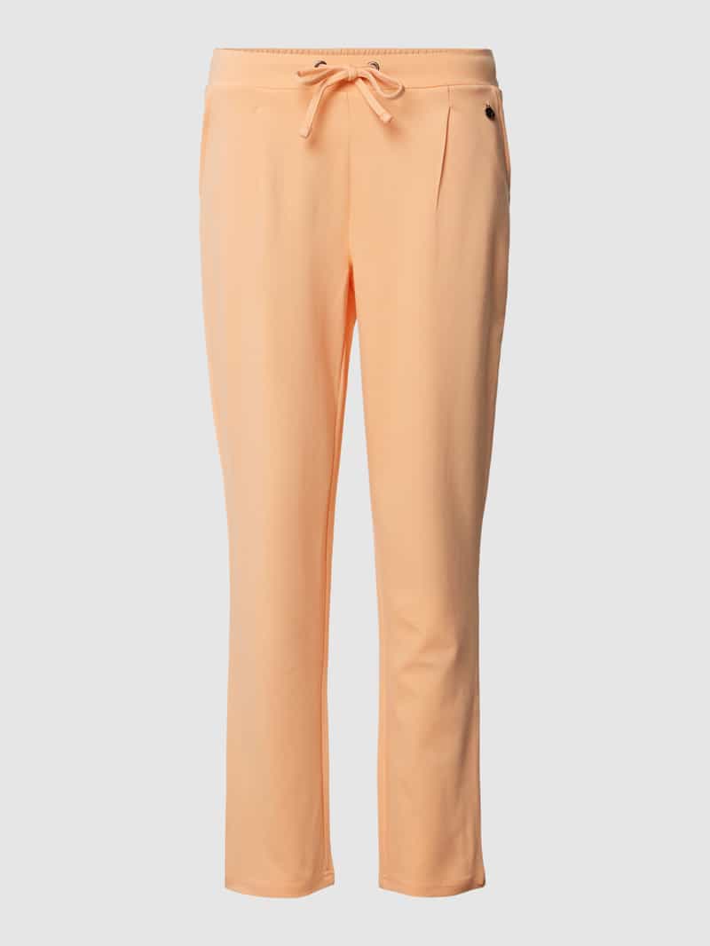 Fransa Stretch fit stoffen broek met bandplooien model 'ZASTRETCH 1'
