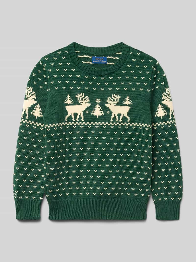 Polo Ralph Lauren Kids Gebreide pullover met ronde hals