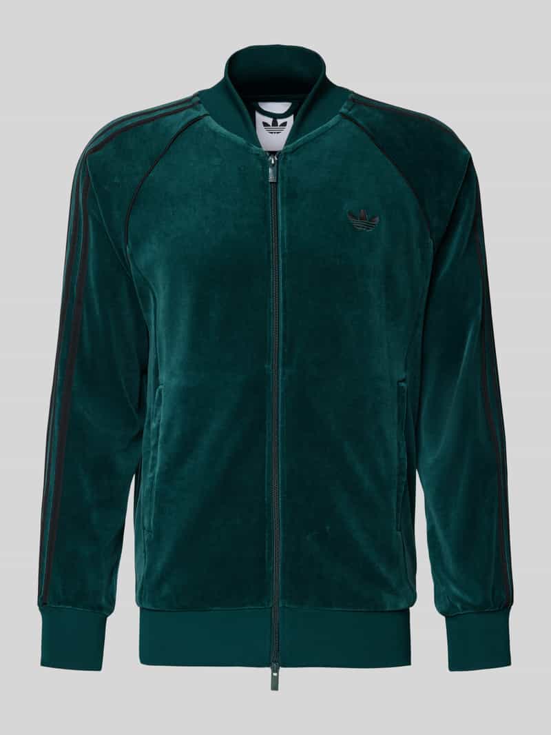 adidas Originals Slim fit sweatjack met logostitching