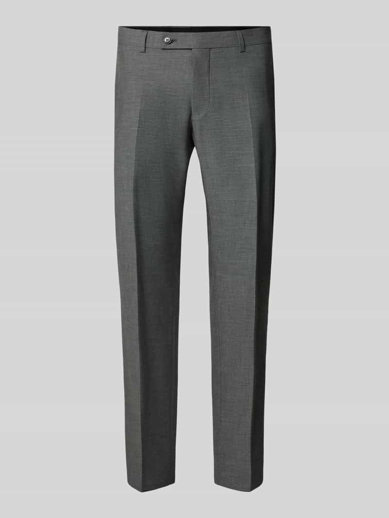 Pantalon met scheerwol en persvouw
