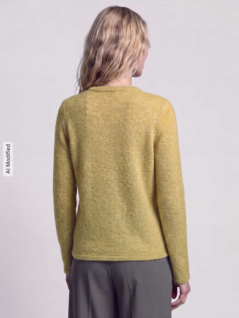 Selected Regular fit pullover van wolmix model 'LULU'
