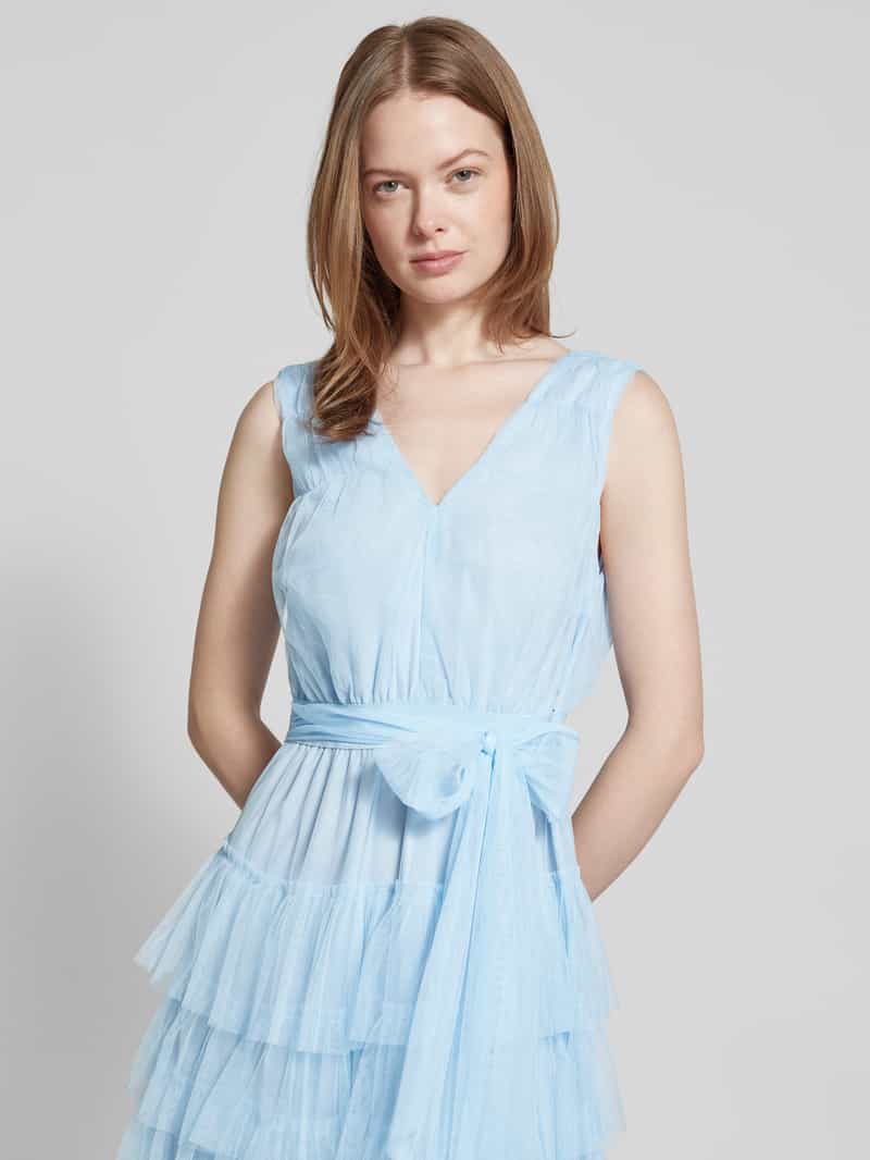 A-view Maxi-jurk met volants model 'Miranda'