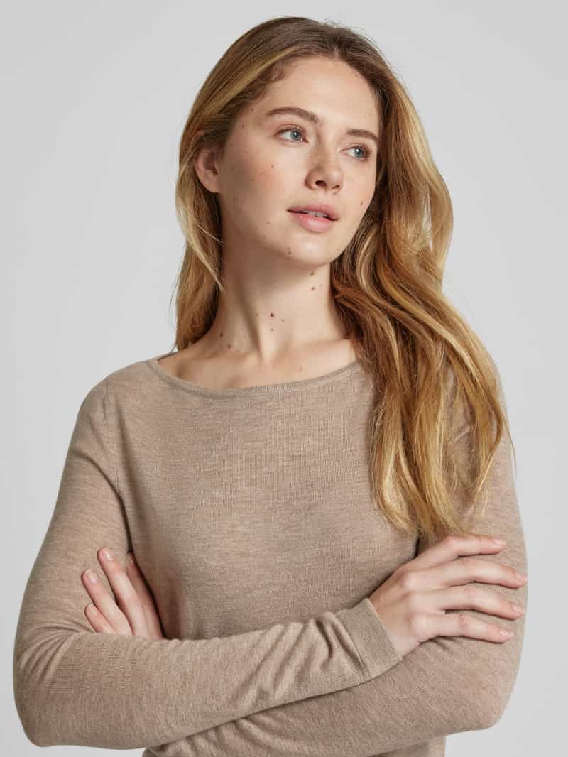 Christian Berg Woman Selection Wollen pullover met boothals