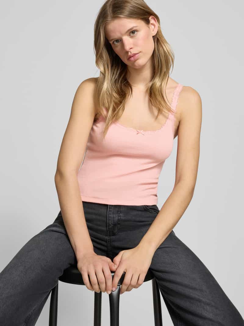 Review Tanktop met strikdetail