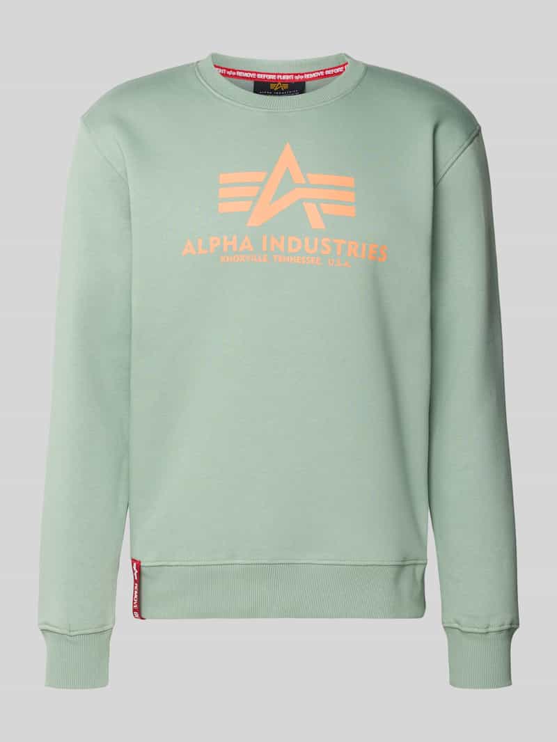 alpha industries Sweatshirt met labelprint