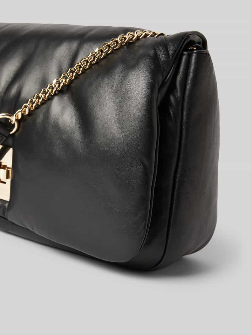 Tommy Hilfiger Handtas van schapennappa met labeldetail