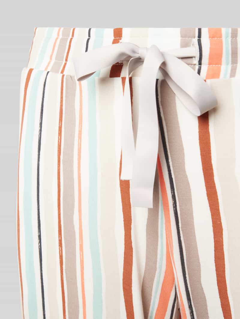 Schiesser Regular fit pyjamabroek met tunnelkoord model 'Mix & Relax'