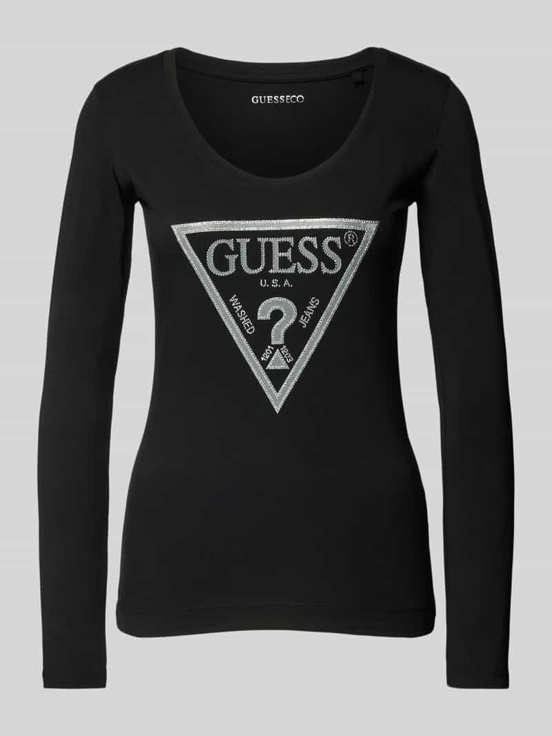 Guess Shirt met lange mouwen en pailletten