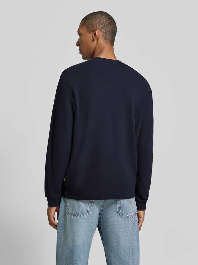 Boss regular fit shirt met lange mouwen van katoenmix model 'WE-TEMPEST' donkerblauw, foto 3