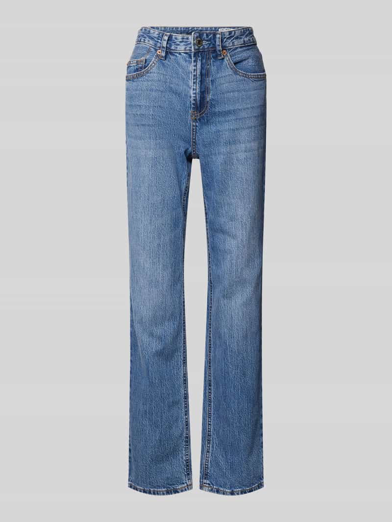 Vero Moda Straight fit jeans van katoenmix met contrastnaden model 'TESSA'
