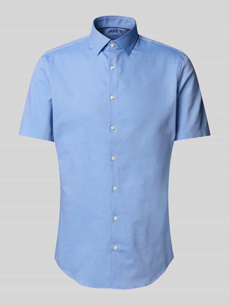Jake*s Slim fit zakelijk overhemd met knoopsluiting