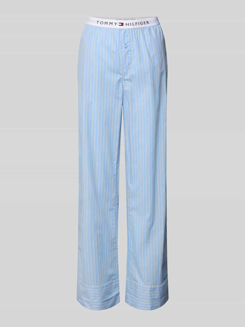 Tommy Hilfiger Regular fit pyjamabroek van pure scheerwol