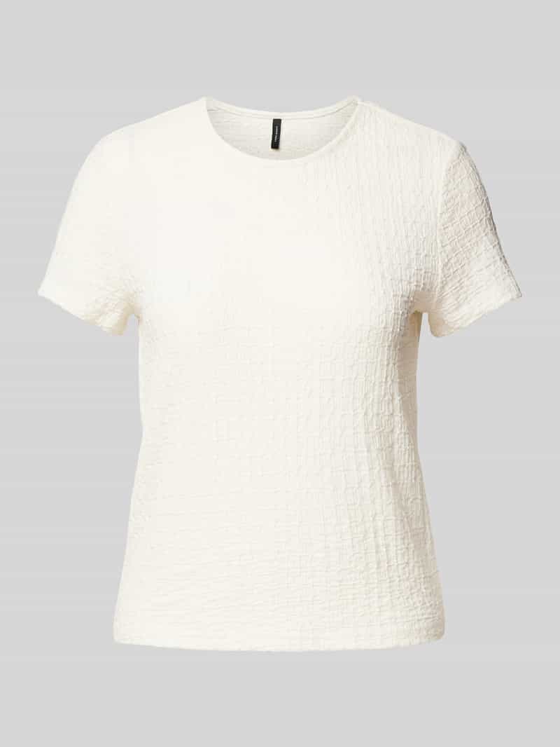 Vero Moda T-shirt met structuurmotief model 'ELENE'