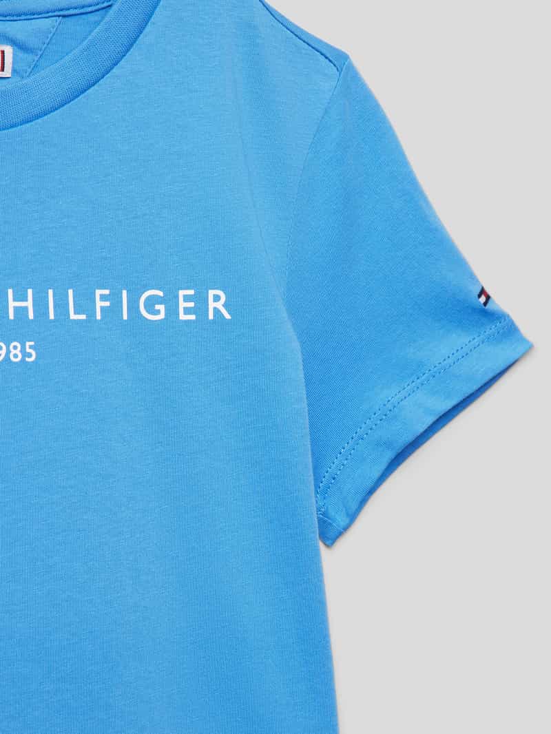 Tommy Hilfiger Teens T-shirt met labelprint model 'ESSENTIAL'