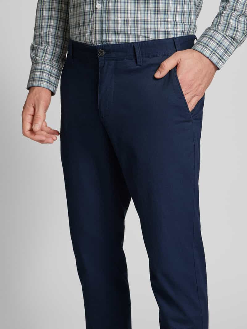MCNEAL Slim fit chino met structuurmotief