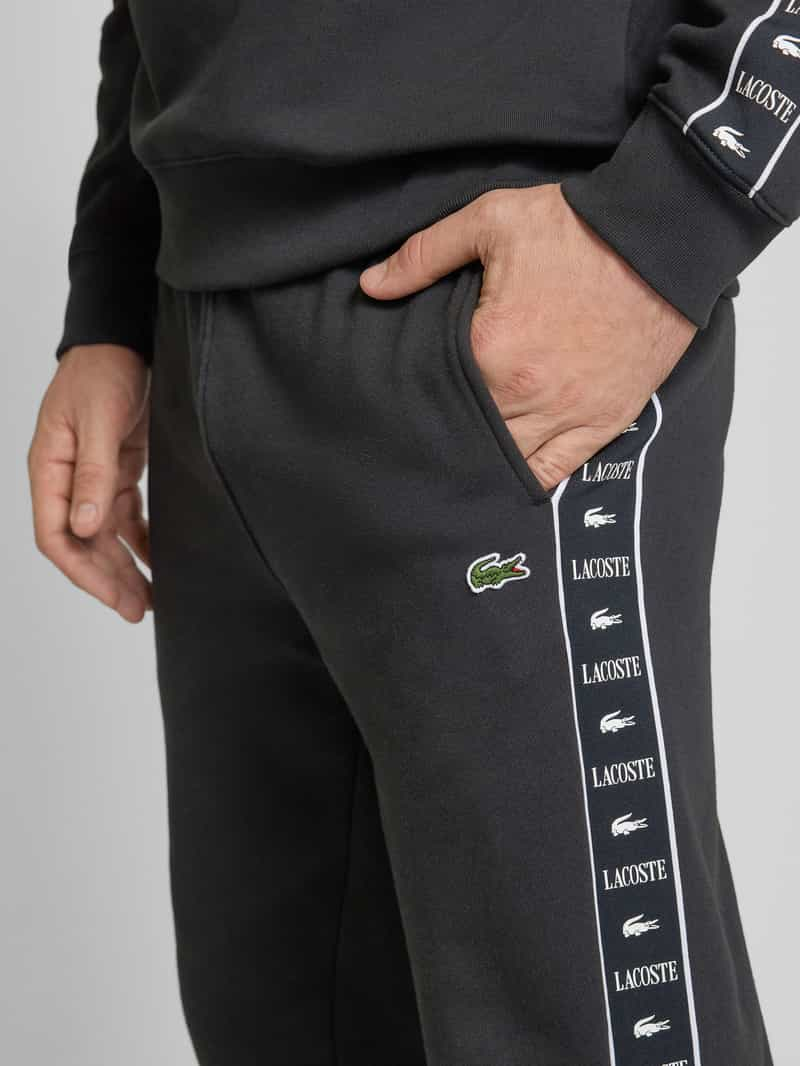 Lacoste Sweatbroek met elastische band