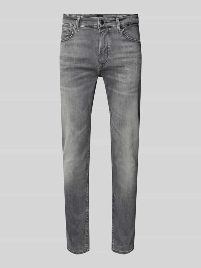 Boss Orange Slim fit jeans in used-look, model 'DELAWARE'